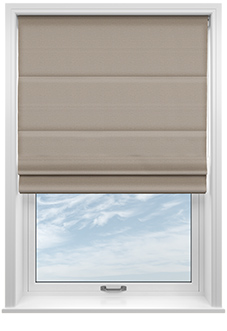 Oslo, Linen - Twist&Fit Roman Blind